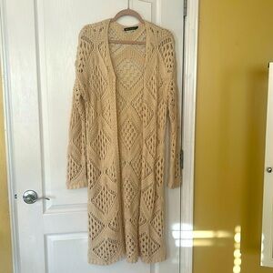 Long cardigan sweater